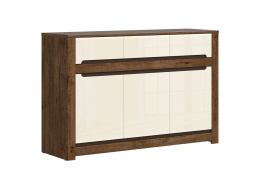 Тумба традиционная 3Д 3Я Русо, Жемчужный глянец, БРВ Брест (Беларусь)