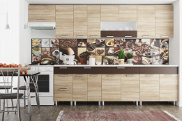 Комплект мебели для кухни Арабика 3200, Дуб Сонома, СВ Мебель(Россия)