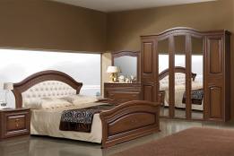 Комплект мебели для спальни Любава 5, Дуб Медовый, Форест Деко Групп(Беларусь)