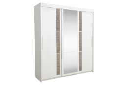 Шкаф-купе 2Д  как часть комплекта Николь 1, Ясень Анкор светлый, СВ Мебель (Россия)
