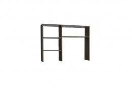 Полка книжная как часть комплекта УШ 11, Венге, МФ Мастер (Россия)