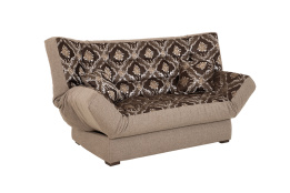 Диван прямой раскладной Лаура Люкс, ELEGANT 06 A/QUATRO СШМ05, АСМ Классик (Россия)