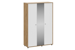 Шкаф для одежды 3Д  Милан, Белый Матовый, СВ Мебель (Россия)