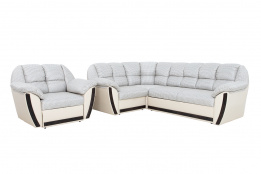 Комплект мягкой мебели Блистер, Бежевый/Коричневый, АСМ Элегант(Россия)