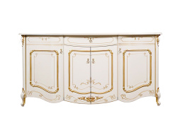 Тумба традиционная 4Д 1Я Элиза 10, Белый, Слониммебель (Беларусь)