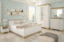 Комплект мебели для спальни Ирис, Андерсон пайн, MEBEL SERVICE(Украина)