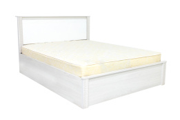 Кровать двуспальная Гамма 20, Сандал/Белый матовый, СВ Мебель (Россия)