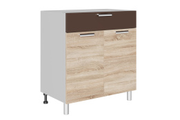 Шкаф-стол 600, 2Д  как часть комплекта Арабика, Дуб Сонома, СВ Мебель (Россия)