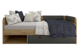 Кровать односпальная Грэйс, Дуб Наварра, БРВ Брест (Беларусь)