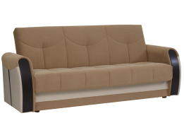 Диван прямой раскладной как часть комплекта Сиеста 4, Ника04/Ecotex109/Mobi 11, АСМ Элегант (Россия)