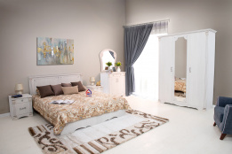 Комплект мебели для спальни Ольга 1 Н, Ясень Анкор светлый, Фант Мебель(Россия)