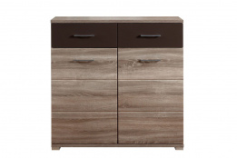 Тумба традиционная 2Д 2Я, модульной системы Хоумлайн, Дуб Сонома, БРВ Брест (Беларусь)