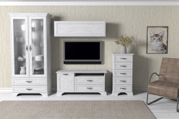 Комплект мебели для гостиной Тиффани, Вудлайн Кремовый, Анрэкс(Беларусь)