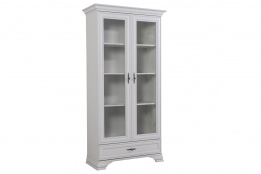 Шкаф витрина 2Д , коллекции Кентаки, Белый, БРВ Брест (Беларусь)
