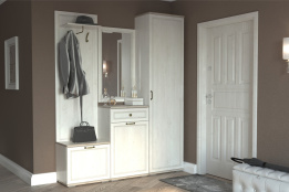 Шкаф прихожая 3Д  Александрия, Сосна Санторини, СВ Мебель (Россия)