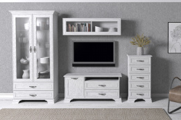 Комплект мебели для гостиной Тиффани, Вудлайн Кремовый, Анрэкс(Беларусь)