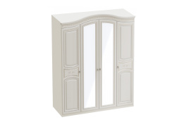 Шкаф для одежды 4Д  как часть комплекта Венера, Крем, Слониммебель (Беларусь)