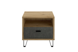Тумба прикроватная 1Я Грэйс, Графит, БРВ Брест (Беларусь)
