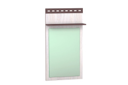 Панель с полками Ольга 13, Ясень Анкор светлый, Фант Мебель (Россия)