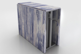 Стол книжка раздвижной , Синий/Белый , Попов ИП (Казахстан)