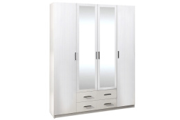 Шкаф для одежды 4Д  Квадро, Анкор Анкор светлый, Стендмебель (Россия)