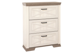 Тумба для обуви 3Д Марсель, Ясень Снежный, БРВ Брест (Беларусь)