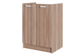 Шкаф под мойку 600, 2Д  как часть комплекта Розалия, Ясень Шимо темный, СВ Мебель (Россия)
