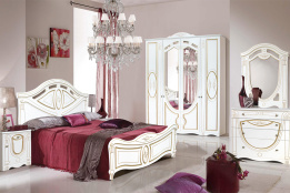 Комплект мебели для спальни Александрина, Крем, Империал(Россия)