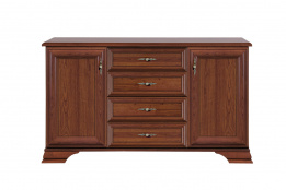 Тумба традиционная 2Д 4Я, коллекции Кентаки, Каштан, БРВ Брест (Беларусь)