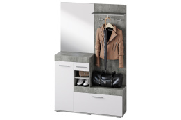 Панель вешалка Инстайл, Метрополитан грей, БТС (Россия)