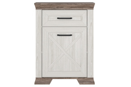 Тумба традиционная 1Д 1Я как часть комплекта Марсель, Ясень Снежный, БРВ Брест (Беларусь)