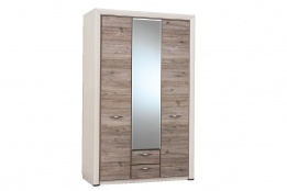 Шкаф для одежды  3Д  (Olivia 3D2S Z) коллекции Оливия, Дуб Анкона, Анрэкс (Беларусь)