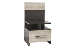 Тумба прикроватная 1Я как часть комплекта Уют 1, Сонома, Горизонт (Россия)
