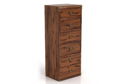 Комод 6Я, коллекции ИНДИАНА, Дуб Саттер, БРВ Брест (Беларусь)