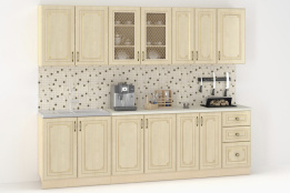 Комплект мебели для кухни Гранд 2600, Береза, MEBEL SERVICE(Украина)