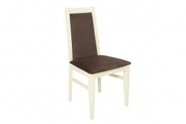 Стул Ева, Брус деревянный/Крем, Н41 темно коричневый, Фориэлла (Азербайджан)