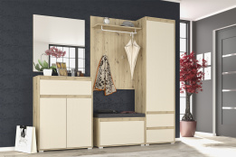 Шкаф прихожая 4Д  Торино, Шампань, MEBEL SERVICE (Украина)