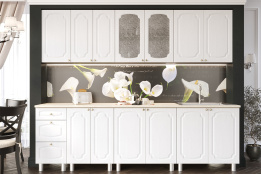 Комплект мебели для кухни Классика 2600, Сосна белая, СВ Мебель(Россия)