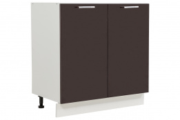 Шкаф-стол 800, 2Д  как часть комплекта Кофе МДФ фотопечать, Шоколад, Стендмебель (Россия)