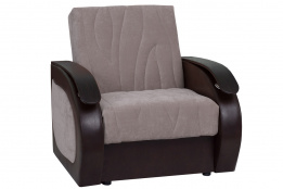 Кресло традиционное как часть комплекта Сиеста 2, Nika07(песоч)/Nika07(песоч)/Ecotex213, АСМ Элегант (Россия)