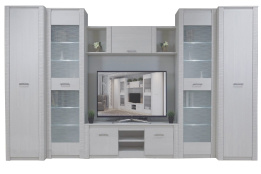 Комплект мебели для гостиной Гамма 20, Ясень Анкор светлый, СВ Мебель(Россия)