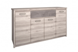 Тумба традиционная 4Д 1Я Джаз, Каштан найбори Светлый, Анрэкс (Беларусь)