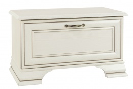 Тумба для обуви 1Д (Tiffany 1D), коллекции Тиффани, Вудлайн Кремовый, Анрэкс (Беларусь)