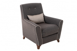 Кресло традиционное как часть комплекта Мальта 1М, Quatro 02/ Quatro 14, Мебельный Формат (Россия)