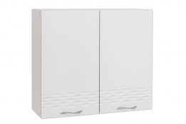 Шкаф кухонный 800, 2Д  как часть комплекта Волна, Белый, СВ Мебель (Россия)