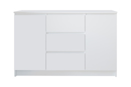 Комод 2Д 3Я Мори 1200.3, Белый, МФ Система (Россия)