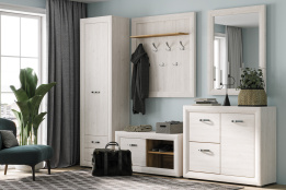 Комплект мебели для прихожей Мальта, Лиственница сибирская, БРВ Брест(Беларусь)