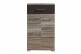 Тумба традиционная 2Д 1Я, модульной системы Хоумлайн, Дуб Сонома, БРВ Брест (Беларусь)