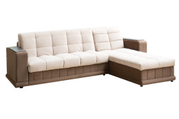 Диван угловой раскладной Амадей 2, Ника 01/Ника 05, АСМ Классик (Россия)