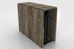 Стол книжка раздвижной , Коричнево-бежевый , Попов ИП (Казахстан)